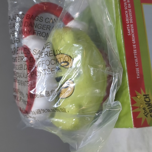 DEPARTMENT 56 Dr. Seuss Santa Grinch Sculpted Coffee Mug 32 Oz. New - Picture 6 of 10